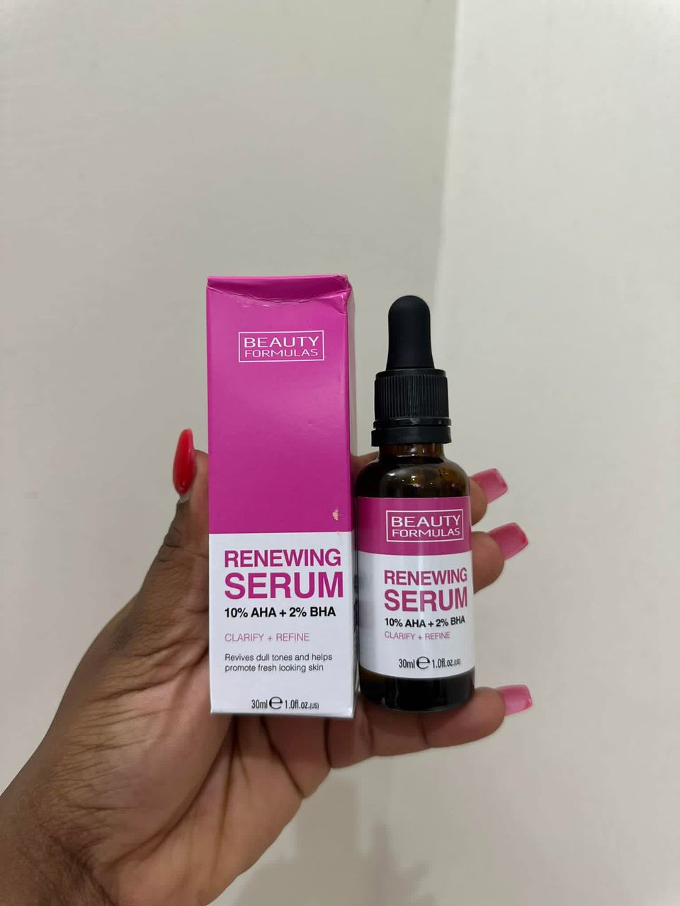 Beauty Formulas Renewing Serum 10% AHA + 2% BHA