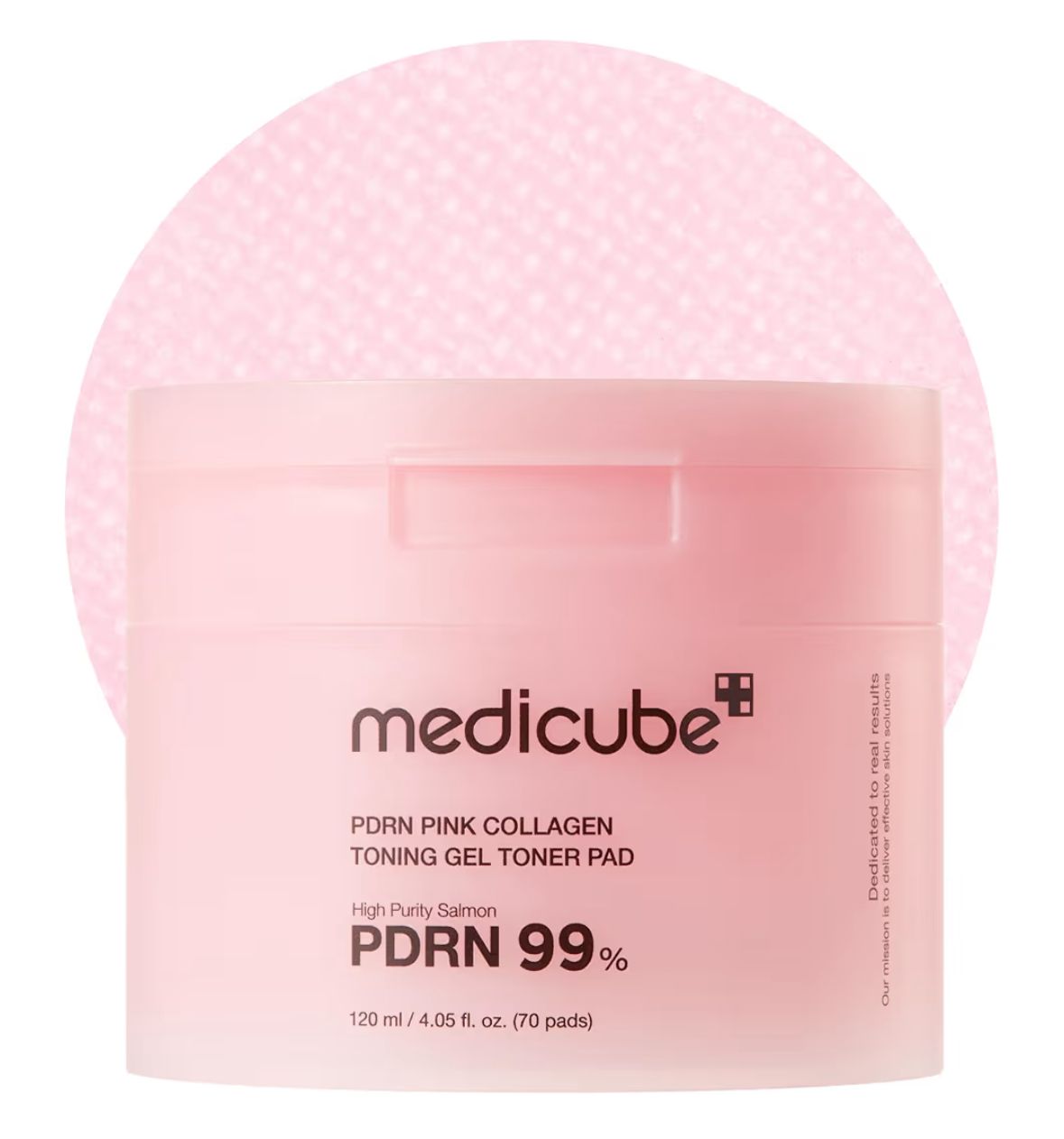 MEDICUBE - Pink collagen toning gel toner pad